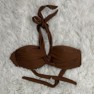 Summer Ready 🏖️ Brown Halter Bikini Top NWOT